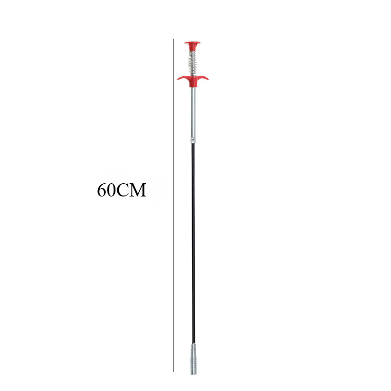 Drain Snake Flexible - 60cm Spring Pipe Dredging Tool Flexible