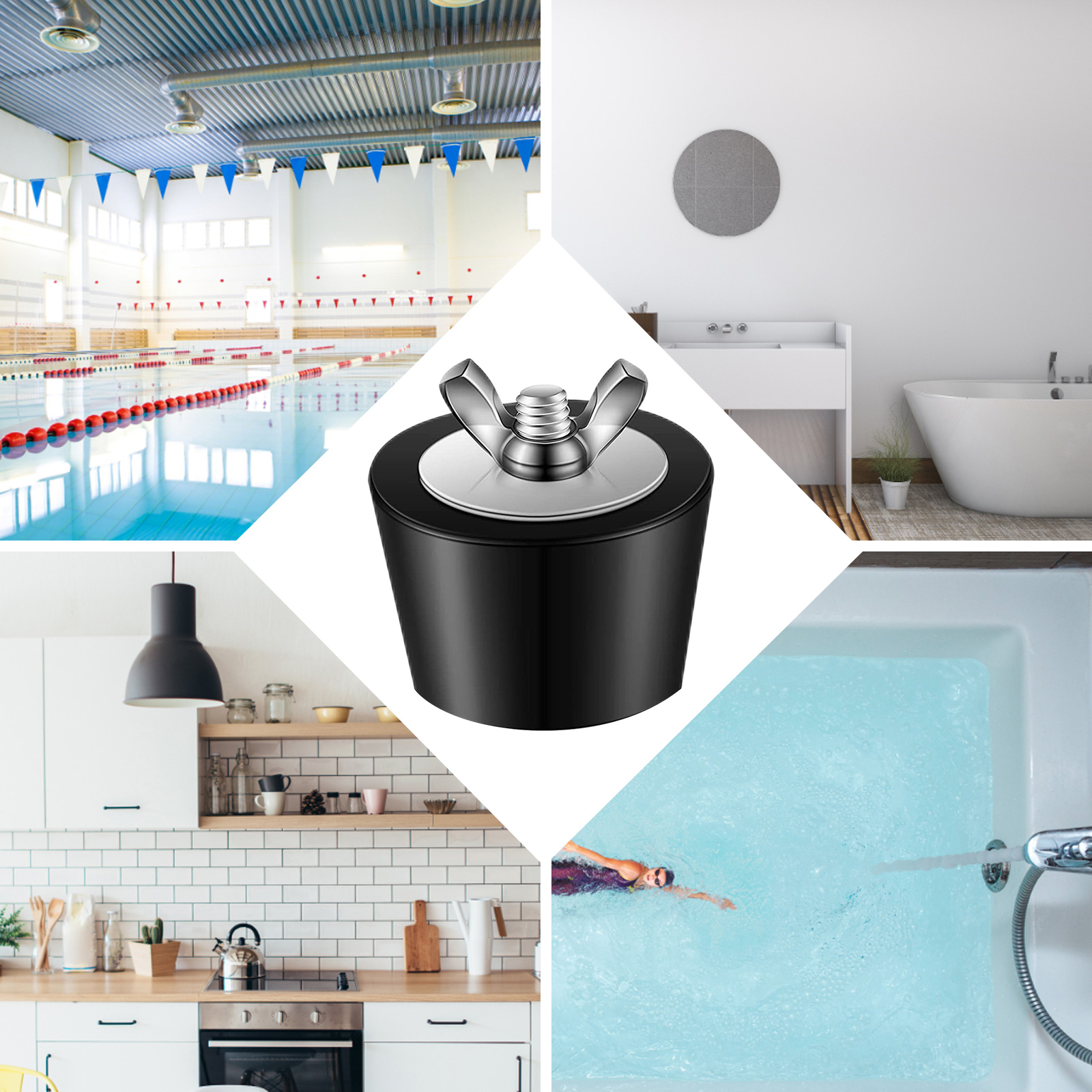 Rubber Winter Antifreeze Pool  – Drain Pipe Clip recenzja i cena