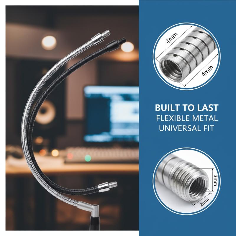 LED M4 Black Silver Microphone – Drain Snake Flexible recenzja i cena