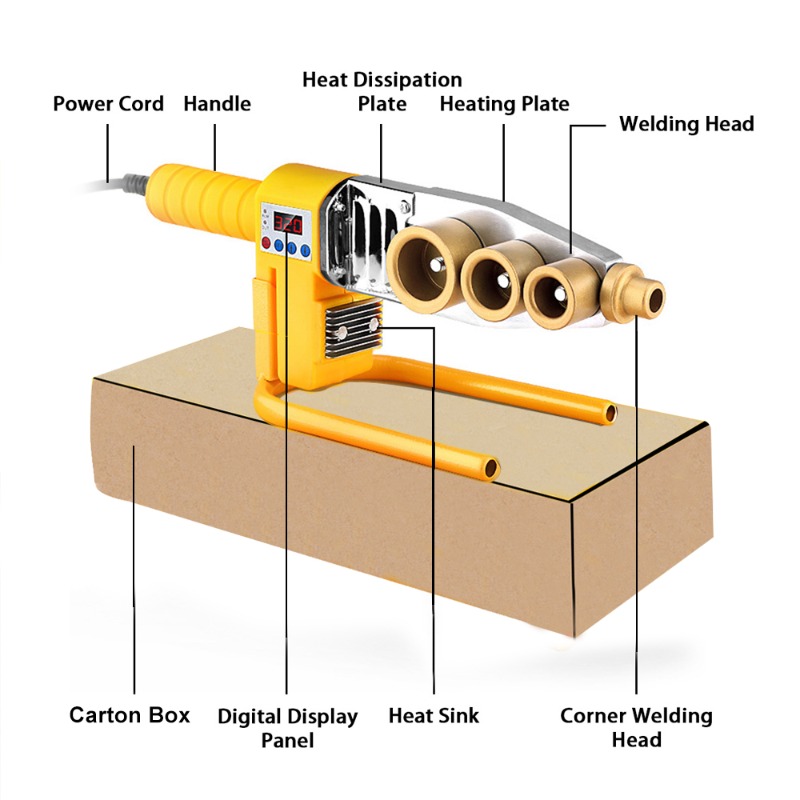 600/800/1000W Pipe Welding Mac – Pipe Freeze Spray recenzja i cena