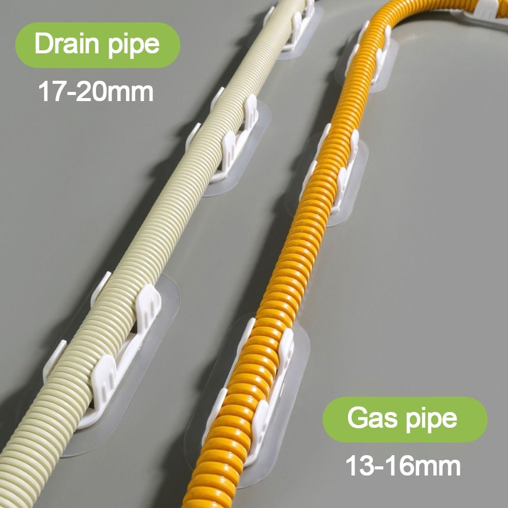 5pcs Plastic Pipe Clamp Hooks  – Drain Pipe Clip recenzja i cena
