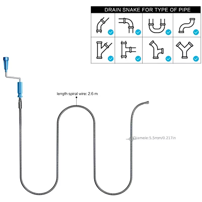Manual Flexible Spring Drain C – Drain Snake Flexible recenzja i cena