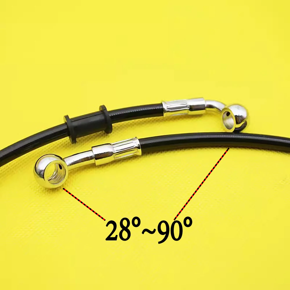 10cm~500cm Motorcycle Brake Cl – Flexible Hose Braided recenzja i cena