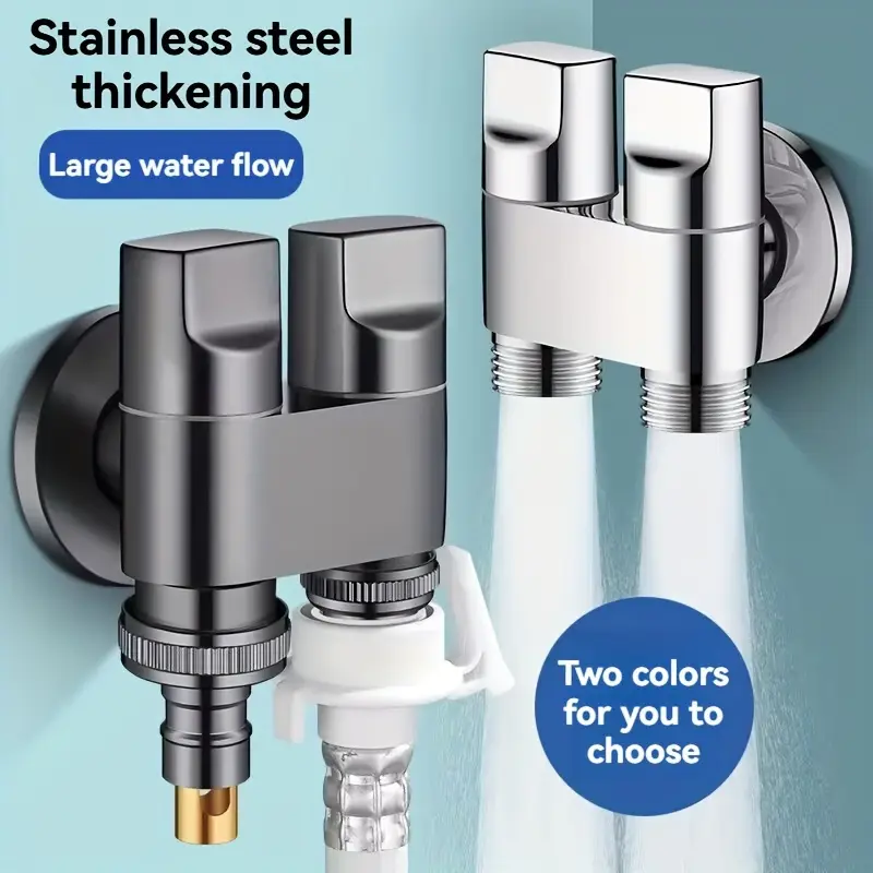 Stainless steel double outlet  – Toilet Fill Valve recenzja i cena
