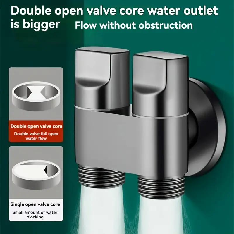 Stainless steel double outlet  – Toilet Fill Valve recenzja i cena