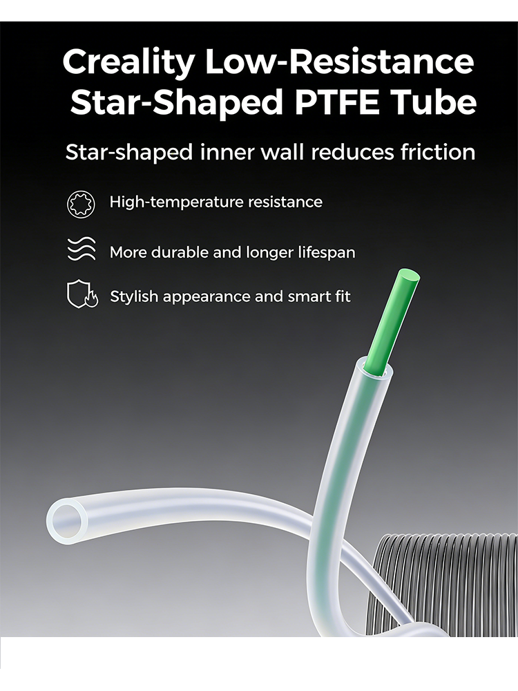 Creality Low-Resistance Star S – Ptfe Tape Thread recenzja i cena