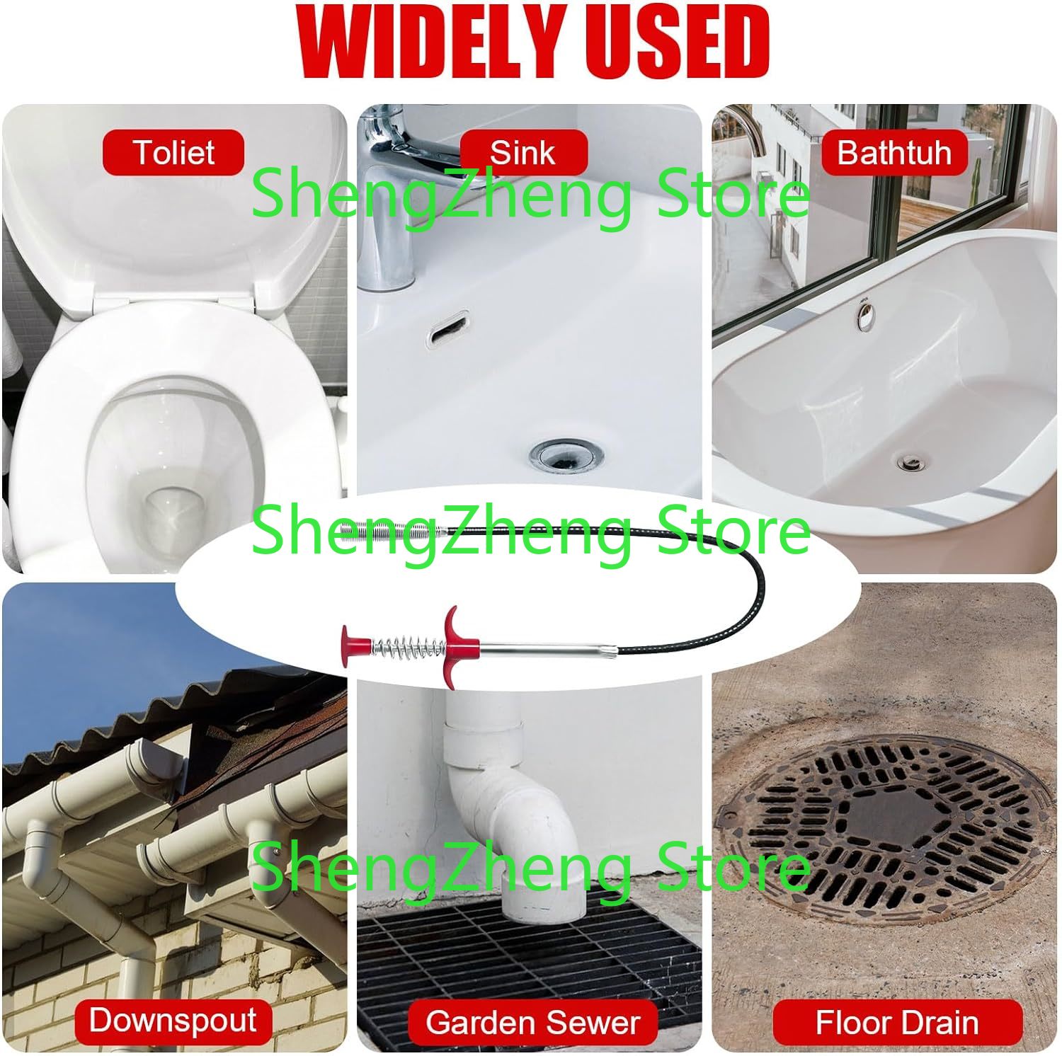 1Pcs Drain Snake Hair Drain Cl – Drain Snake Flexible recenzja i cena