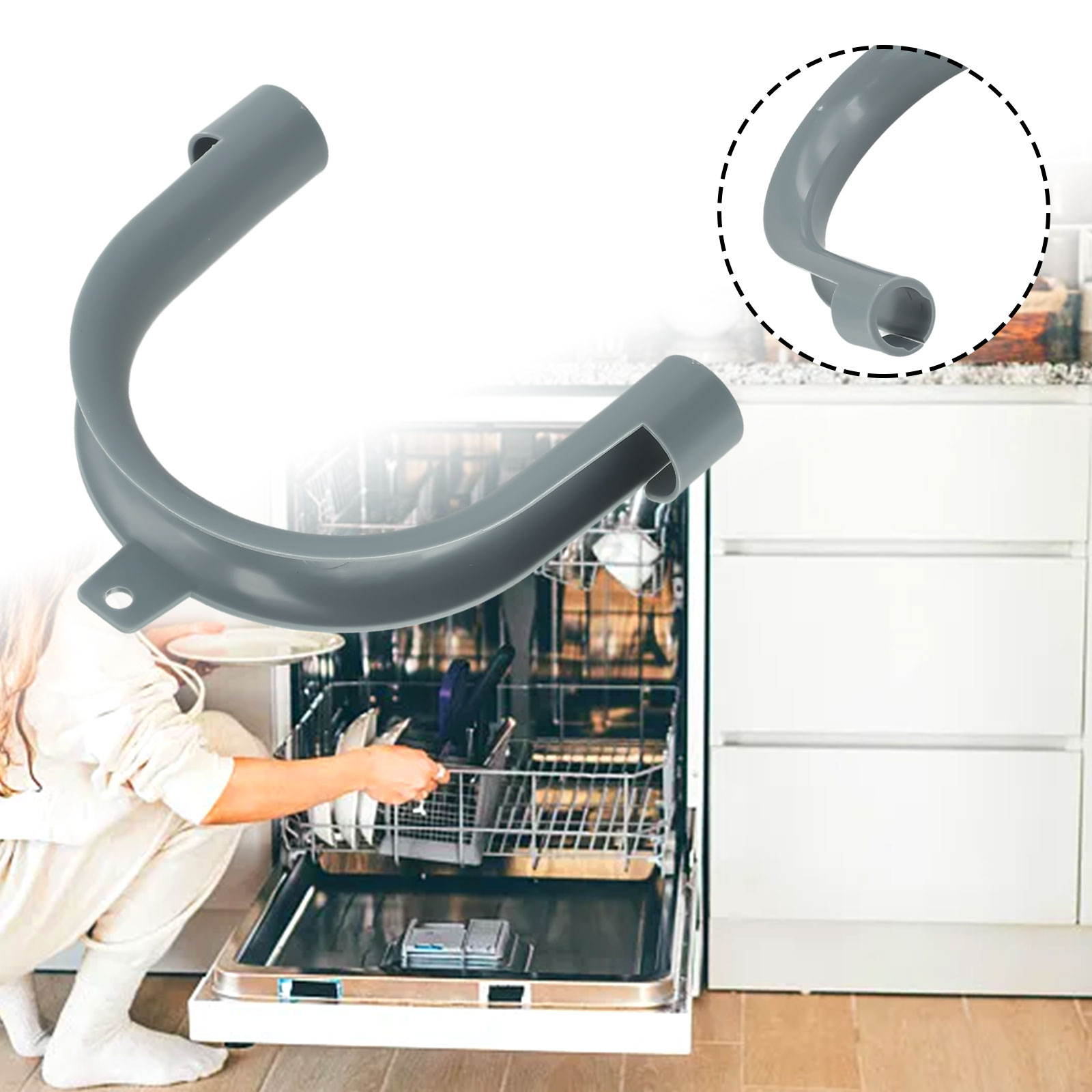 U-Shape Drain Hose Guide Assem – Drain Pipe Clip recenzja i cena