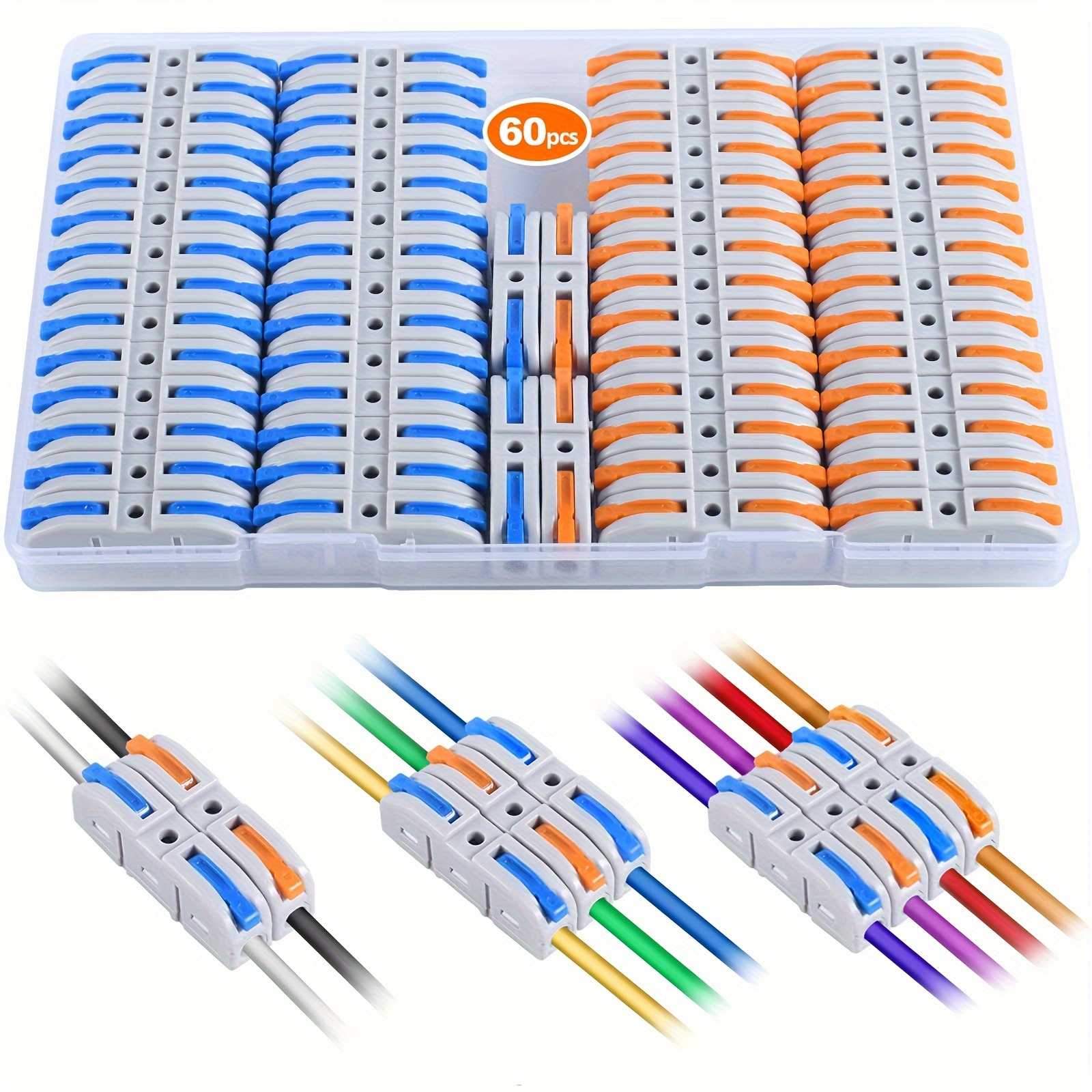 Lever Wire Connectors, 10pcs/6 – Push Fit Connector recenzja i cena