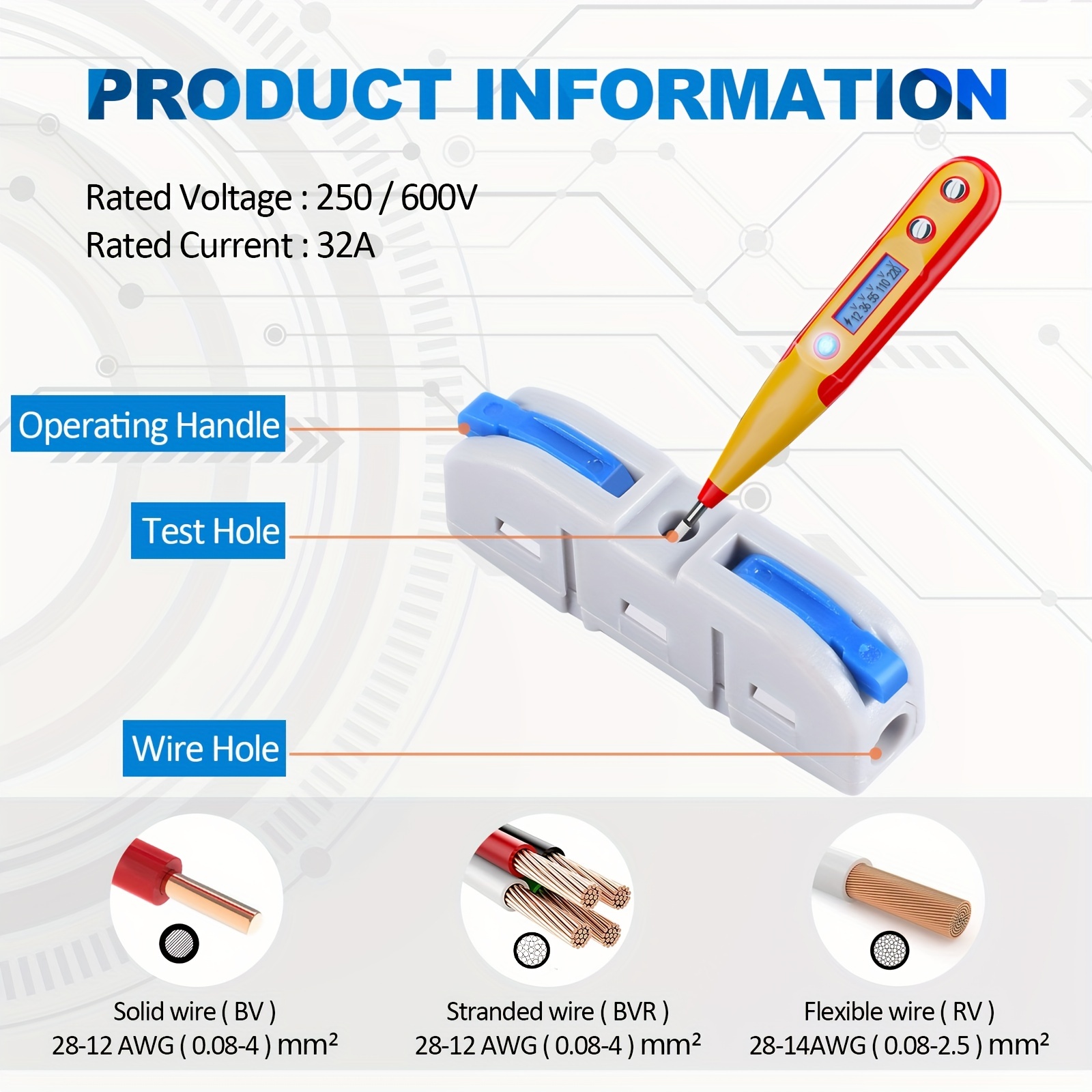 Lever Wire Connectors, 10pcs/6 – Push Fit Connector recenzja i cena