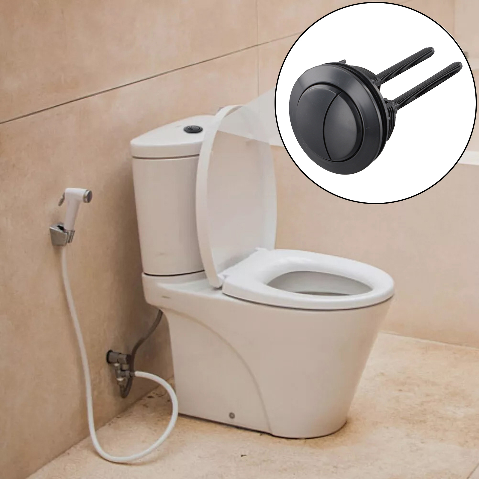 Black Toilet Flush Button 38mm – Toilet Fill Valve recenzja i cena