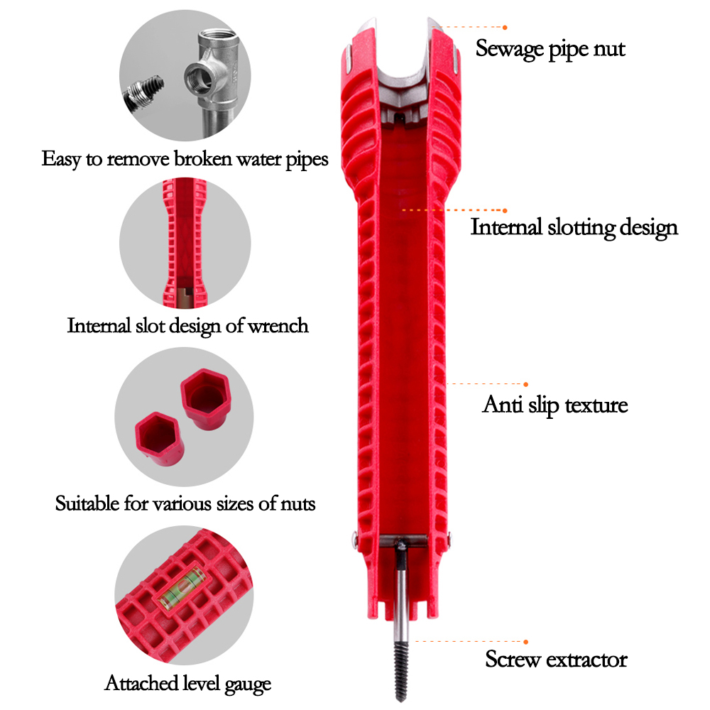 Three head red Sink wrench 8-i – Pipe Freeze Spray recenzja i cena