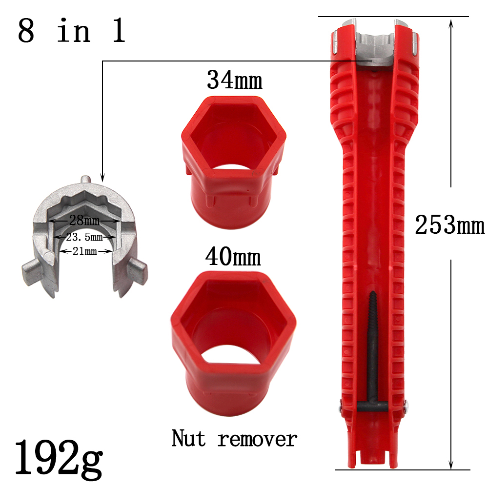 Three head red Sink wrench 8-i – Pipe Freeze Spray recenzja i cena