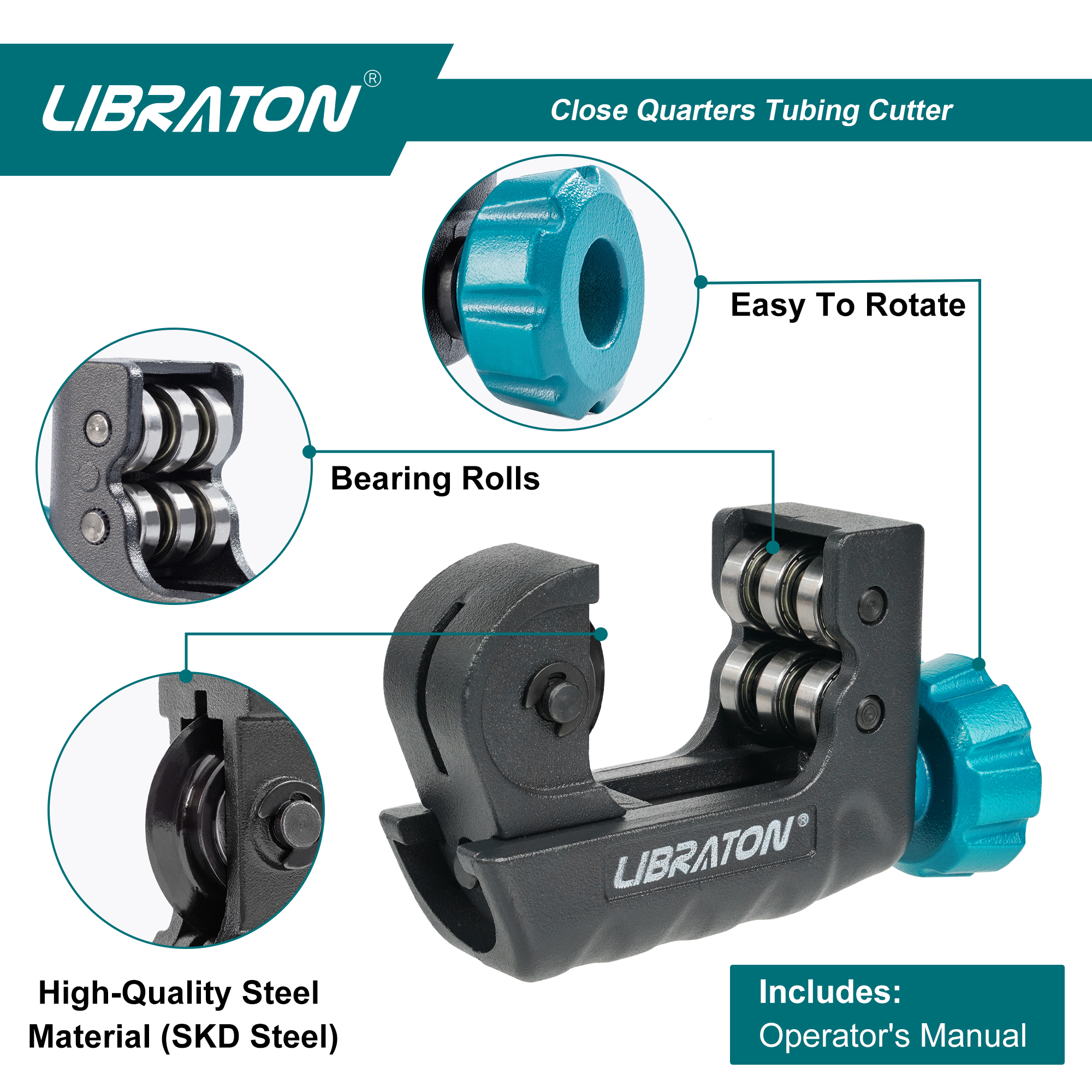 Libraton Tubing Cutter 4mm to  – Pipe Cutter Ratchet recenzja i cena