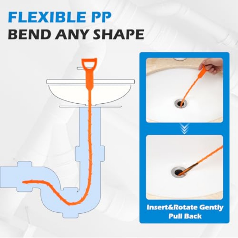 10 PCS Drain Snake Hair Drain  – Drain Snake Flexible recenzja i cena