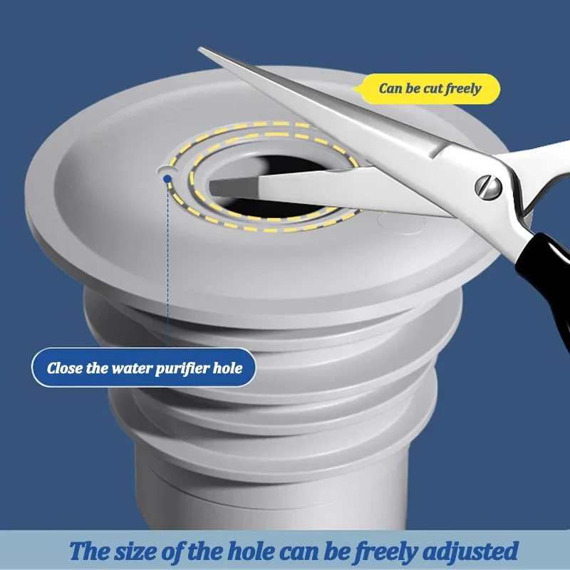 Silicone Bathroom Sewer Seal R – Drain Pipe Clip recenzja i cena