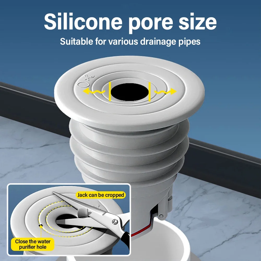 70-75mm Silicone Drains Kitche – Drain Pipe Clip recenzja i cena